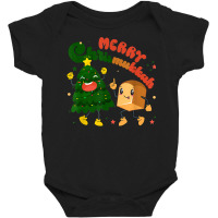 Groovy Merry Chrismukkah Happy Hanukkah Jewish Holiday Baby Bodysuit | Artistshot