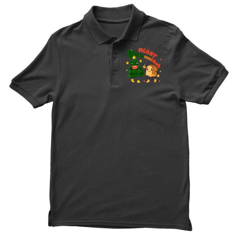 Groovy Merry Chrismukkah Happy Hanukkah Jewish Holiday Men's Polo Shirt | Artistshot