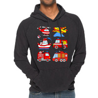 Kids Fire Engines Boys Toddlers Firefighter Boat Plane Helicopter Vintage Hoodie | Artistshot