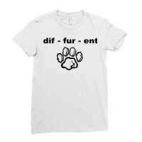 Furry Fandom T Shirt For Furries Anthro Fur Inclined Ladies Fitted T-shirt | Artistshot