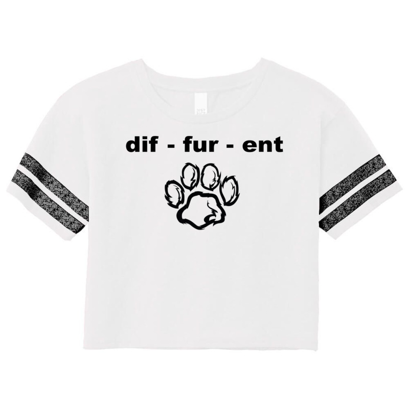 Furry Fandom T Shirt For Furries Anthro Fur Inclined Scorecard Crop Tee by cm-arts | Artistshot