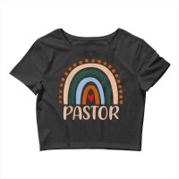 Pastor Rainbow Appreciation Day Hello Back To School Crop Top | Artistshot