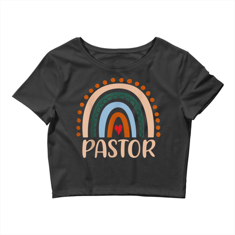 Pastor Rainbow Appreciation Day Hello Back To School Crop Top by RandiCrystalGraber | Artistshot