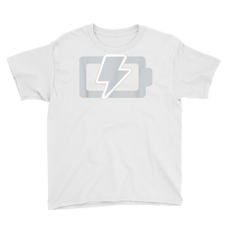 Battery Indicator Charging Gift Idea T Shirt Youth Tee by cm-arts | Artistshot