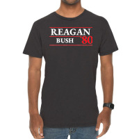 Reagan Bush 1980 Presidential Election T Shirt Vintage T-shirt | Artistshot