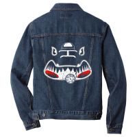 A-10 Thunderbolt Ii Warthog Nose Art Shark Mouth Vulcan Men Denim Jacket | Artistshot