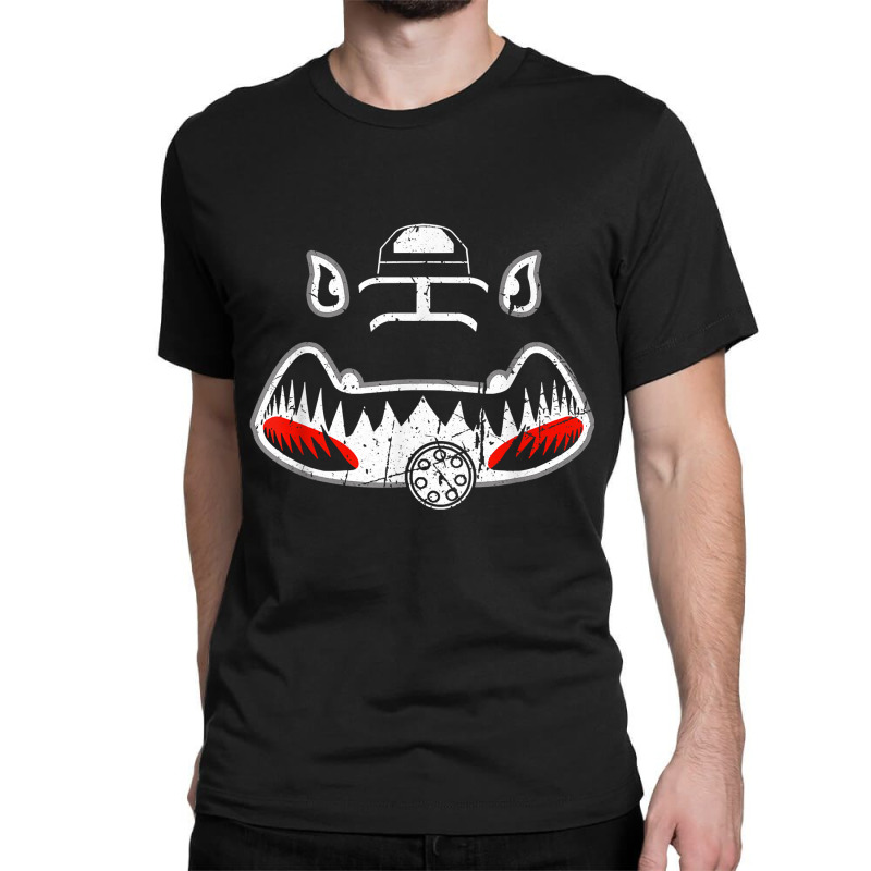 A-10 Thunderbolt Ii Warthog Nose Art Shark Mouth Vulcan Classic T-shirt | Artistshot