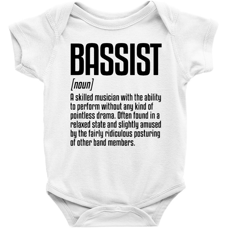 Bassist Definition Bass Playerbass Instrument Baby Bodysuit by Simmons Shop | Artistshot