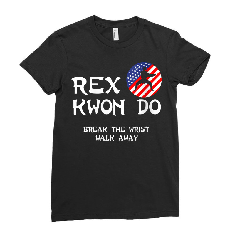 Womens Break The Wrist Walk Away   Rex Kwon Do V Neck T Shirt Ladies Fitted T-Shirt by cm-arts | Artistshot