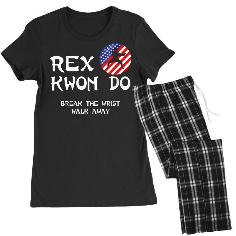 Womens Break The Wrist Walk Away   Rex Kwon Do V Neck T Shirt Women's Pajamas Set by cm-arts | Artistshot