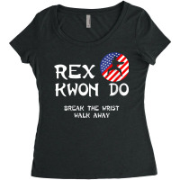 Womens Break The Wrist Walk Away   Rex Kwon Do V Neck T Shirt Women's Triblend Scoop T-shirt | Artistshot