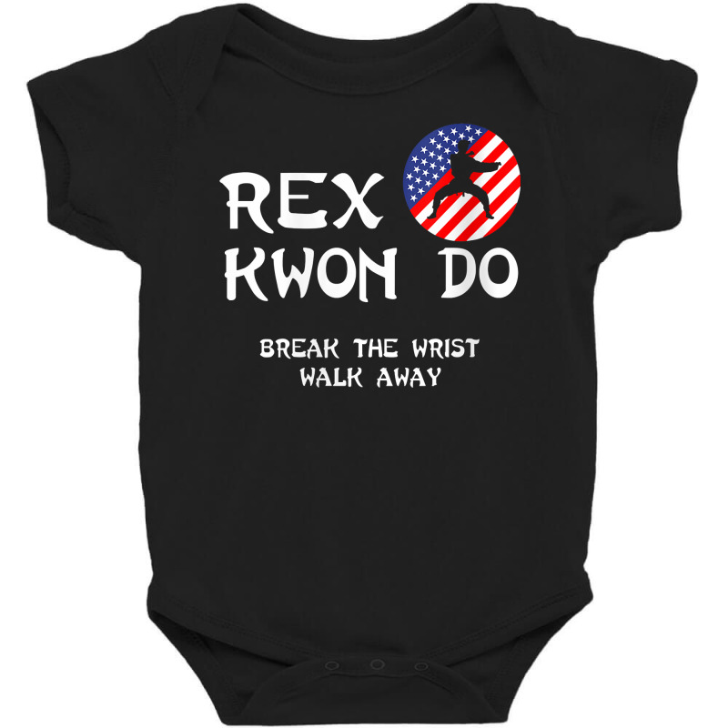 Womens Break The Wrist Walk Away   Rex Kwon Do V Neck T Shirt Baby Bodysuit by cm-arts | Artistshot