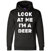 Deer Costume For Halloween Party Funny Gift Champion Hoodie | Artistshot