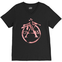 Crass Broken Gun, The Crass Broken Gun, Crass, Broken Gun, Crass Broke V-neck Tee | Artistshot