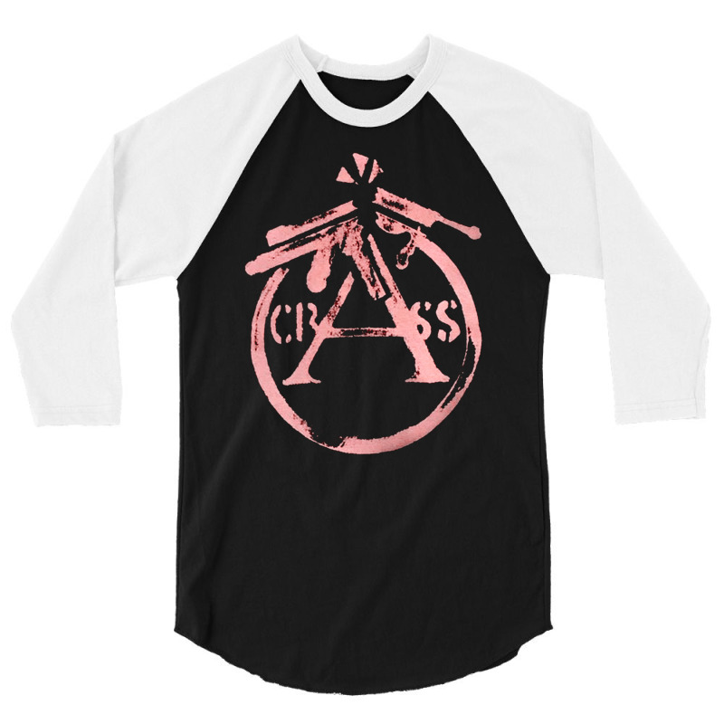 Crass Broken Gun, The Crass Broken Gun, Crass, Broken Gun, Crass Broke 3/4 Sleeve Shirt | Artistshot