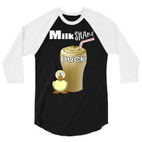 Milkshake Duck Tshirt, Funny Animal Farm Shirt, Cute Gift 3/4 Sleeve Shirt | Artistshot