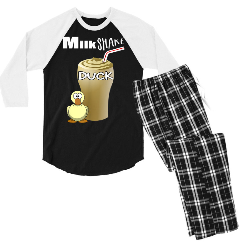 Milkshake Duck Tshirt, Funny Animal Farm Shirt, Cute Gift Men's 3/4 Sleeve Pajama Set by cm-arts | Artistshot