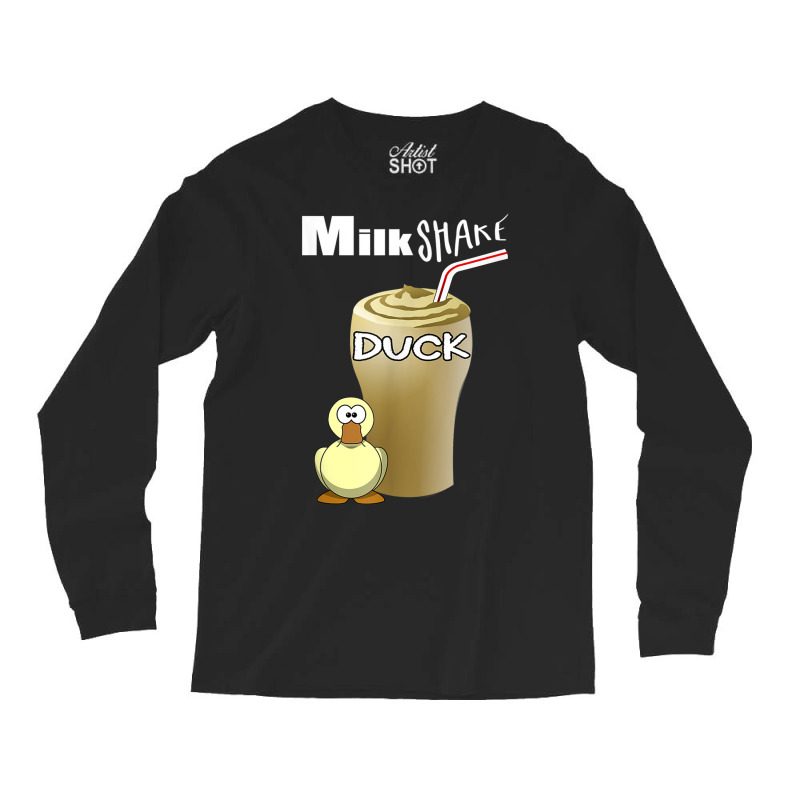 Milkshake Duck Tshirt, Funny Animal Farm Shirt, Cute Gift Long Sleeve Shirts by cm-arts | Artistshot