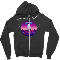 Storm Area 51 Vaporrwave Zipper Hoodie | Artistshot