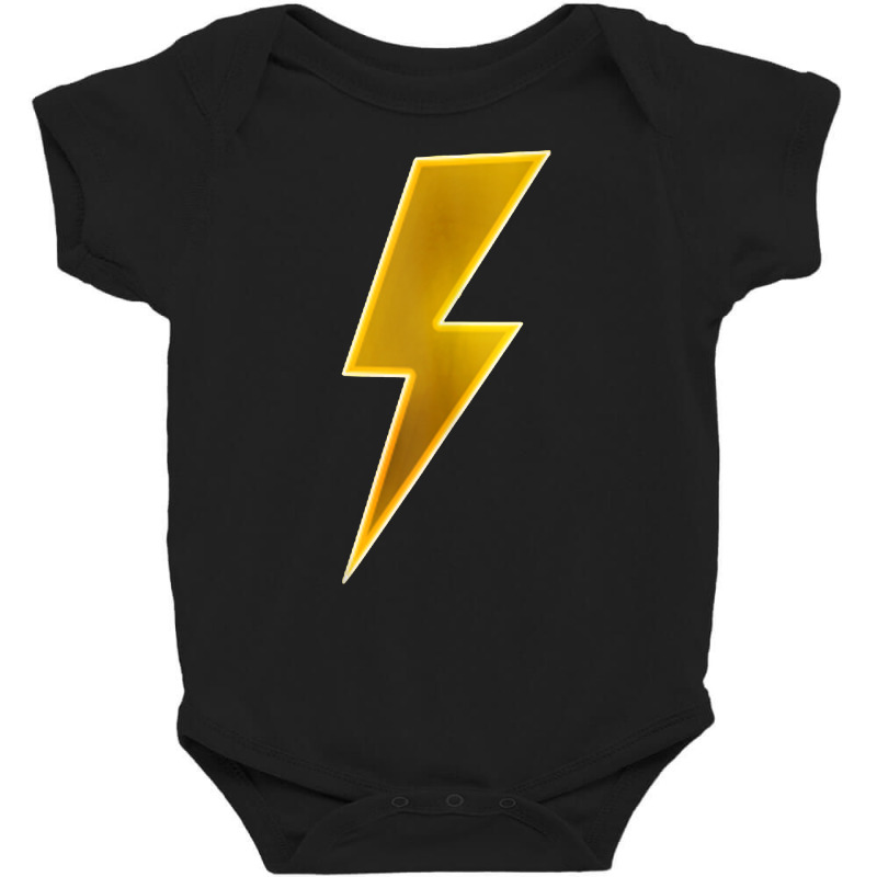 Men Women Kids Cool Yellow Lightning Bolt Thunder Print Gift Tank Top Baby Bodysuit by cm-arts | Artistshot