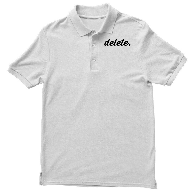 Delete T Shirt Men's Polo Shirt by cm-arts | Artistshot