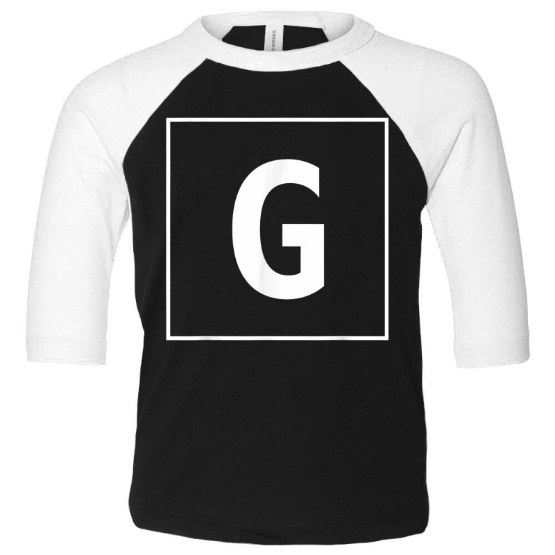 Capital Letter G T Shirt Toddler 3/4 Sleeve Tee by cm-arts | Artistshot