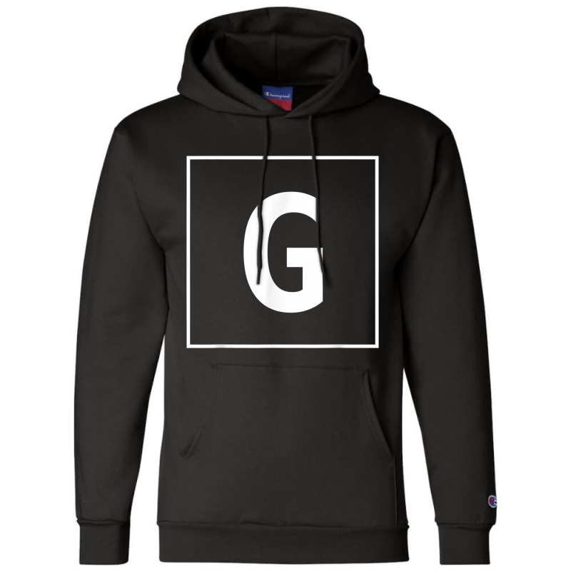 Capital Letter G T Shirt Champion Hoodie by cm-arts | Artistshot