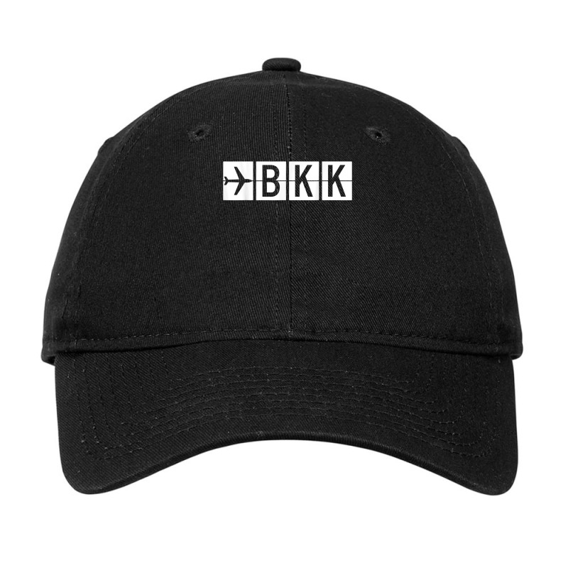 Bkk Bangkok Thailand Airport T Shirt Adjustable Cap by cm-arts | Artistshot