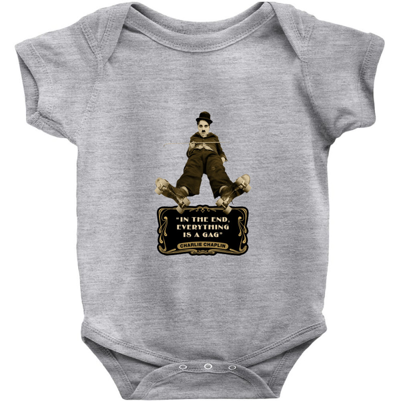 Charlie Chaplin Baby Bodysuit by lokiraapa | Artistshot