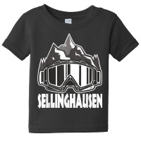 Sellinghausen Winter Sport Design Skier Snowboard Baby Tee | Artistshot