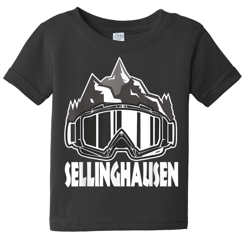 Sellinghausen Winter Sport Design Skier Snowboard Baby Tee by Tees | Artistshot