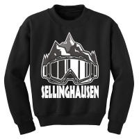 Sellinghausen Winter Sport Design Skier Snowboard Youth Sweatshirt | Artistshot