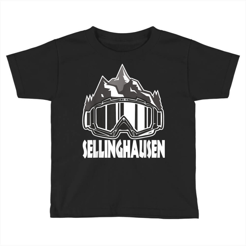 Sellinghausen Winter Sport Design Skier Snowboard Toddler T-shirt by Tees | Artistshot