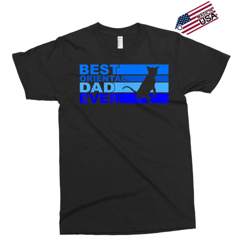 Mens Best Oriental Cat Dad Ever T Shirt Exclusive T-shirt | Artistshot