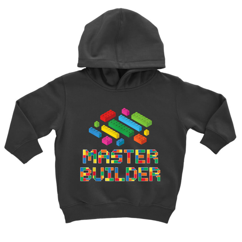 Master Builder Blocks Building Brick Builder Kids Funny Toddler Hoodie | Artistshot