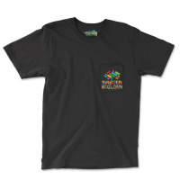 Master Builder Blocks Building Brick Builder Kids Funny Pocket T-shirt | Artistshot