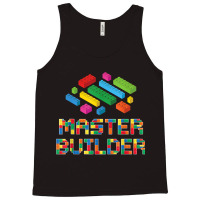 Master Builder Blocks Building Brick Builder Kids Funny Tank Top | Artistshot