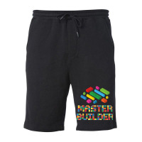 Master Builder Blocks Building Brick Builder Kids Funny Fleece Short | Artistshot