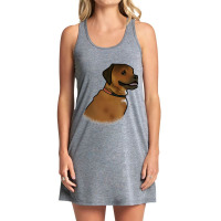 The Big Dog Brown Tank Dress | Artistshot