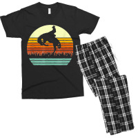 Rodeo Bucking Bronco Horse Retro Style T Shirt Men's T-shirt Pajama Set | Artistshot