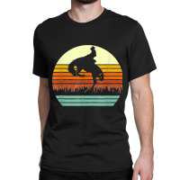 Rodeo Bucking Bronco Horse Retro Style T Shirt Classic T-shirt | Artistshot