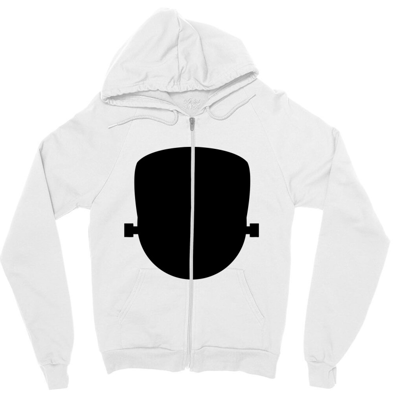 Custom Frankenstein Smiley Zipper Hoodie By Custom-designs