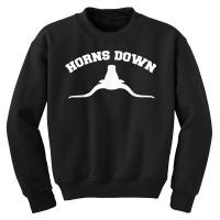 Horns Down Horns Down Texas Tuck Fexas T Shirt Youth Sweatshirt | Artistshot