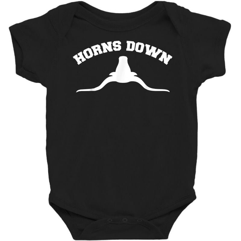 Horns Down Horns Down Texas Tuck Fexas T Shirt Baby Bodysuit by cm-arts | Artistshot