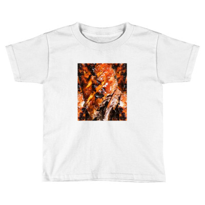 Beef Ribs Pattern,  Beef Ribs Toddler T-shirt Designed By Hlebvasilev