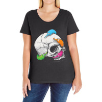 Worms On A String On A Skull Classic Ladies Curvy T-shirt | Artistshot