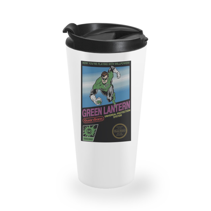 Green Lantern, Box Art, Travel Mug | Artistshot