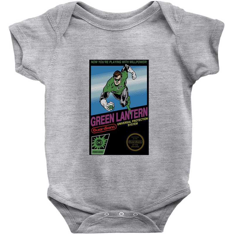 Green Lantern, Box Art, Baby Bodysuit | Artistshot