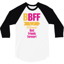 Blonde Best Friend Forever Right Arrow 3/4 Sleeve Shirt | Artistshot