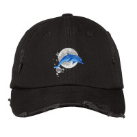 Dolphins Astronomy Mammal Animals Marine Biologists Dolphin Premium T Vintage Cap | Artistshot